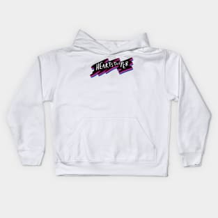 Heartstopper logo - bi pride Kids Hoodie